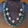 Tibetan Turquoise & Hill Tribe Silver Combo - OutOfAsia